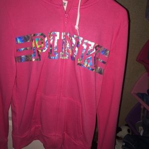 PINK hooded jacket